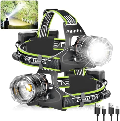 Bright as a Thousand Stars Water Resistant Headlamp for Camping