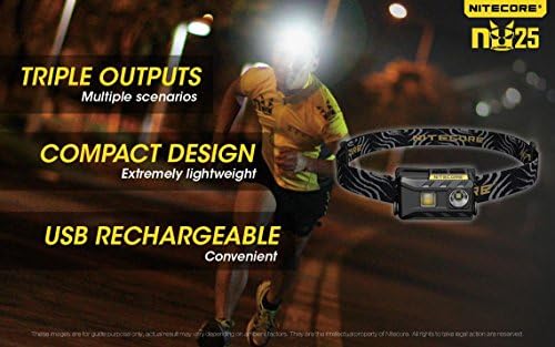 Nitecore NU25 360LM Rechargeable Headlamp