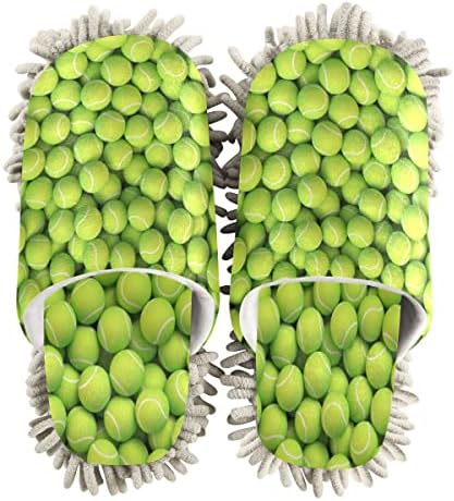 DOMIKING Tennis Ball Mop Slipper