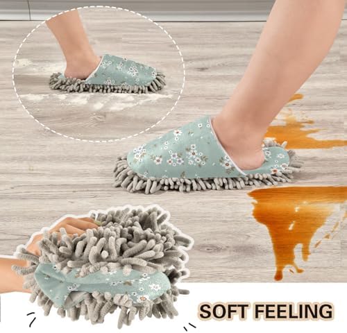 Kigai Bohemian Microfiber Slippers for Floor Cleaning - Soft Durable and Stylish