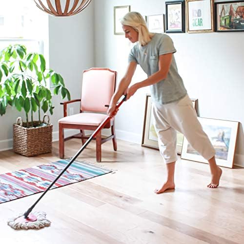 5-Pack Spin Mop Heads - High-Quality Microfiber for Easy Cleaning