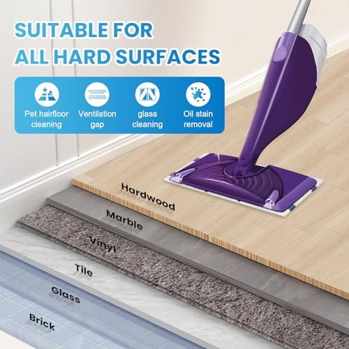 36-Pack Disposable Mop Pad Refills for Swiffer Wet Jet Spray Mop
