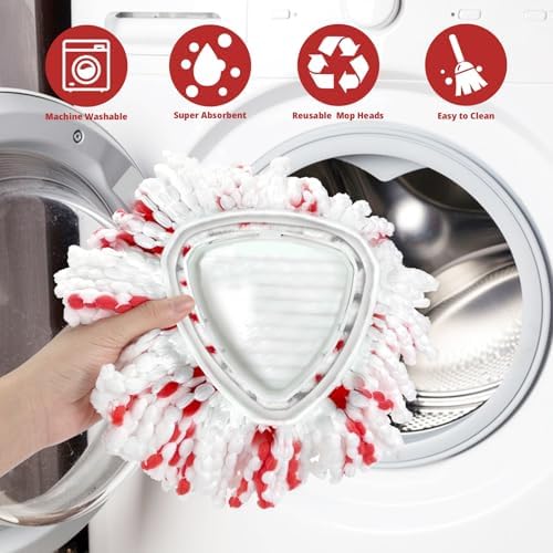 Koolstuffs Spin Mop Heads - 2-Pack with 40 More Power