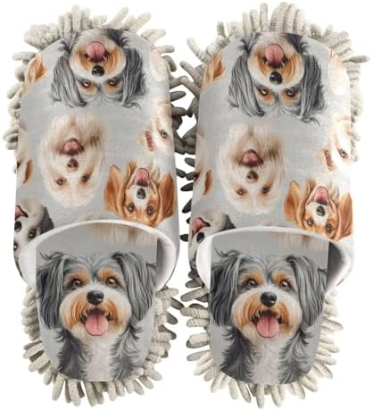 Microfiber Mop Slippers Eco-Friendly Non-Slip for Cleaning Floors