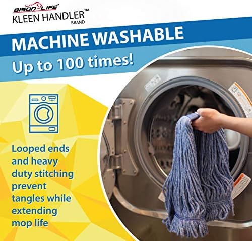 Heavy Duty Replacement Mop Head Blue Mop Head for Industrial Cleaning
