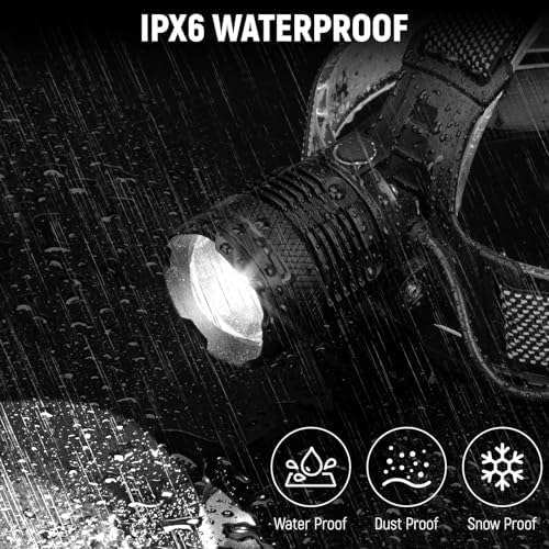 Vinderfine Headlamp Bright Adjustable Waterproof Reliable