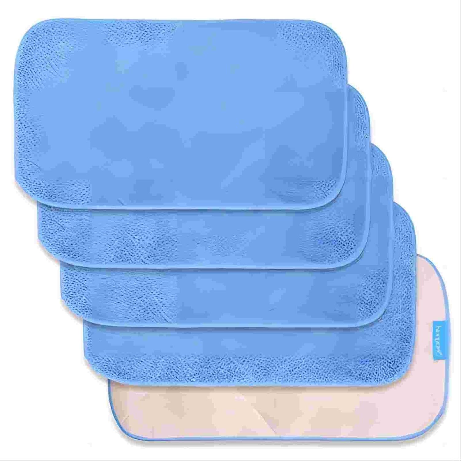 KEEPOW Microfiber Mop Refill Double Sides for Wet Dry Washable Professional Use