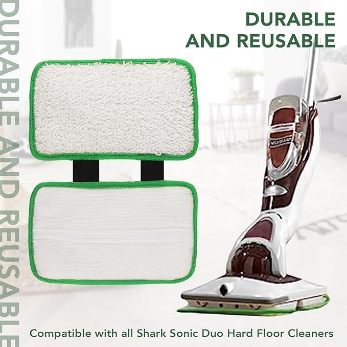 SavStor Shark Sonic Duo Mop Pad Replacement Durable Eco-Friendly