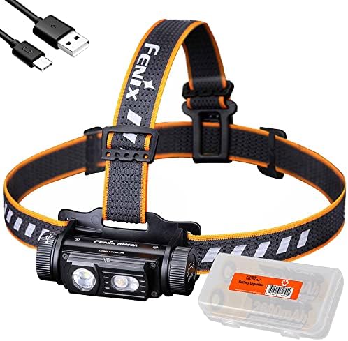 Fenix HM60R Dual Battery Bundle 1300 Lumen Headlamp with ARB-L18 LumenTac Organizer