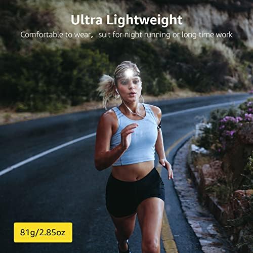 Lighting Ever Rechargeable LED Headlamp - 2-Packs for Camping Hiking
