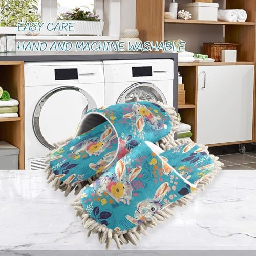 Welcome to the Perfect House Sophisticated Mop Slipper Set