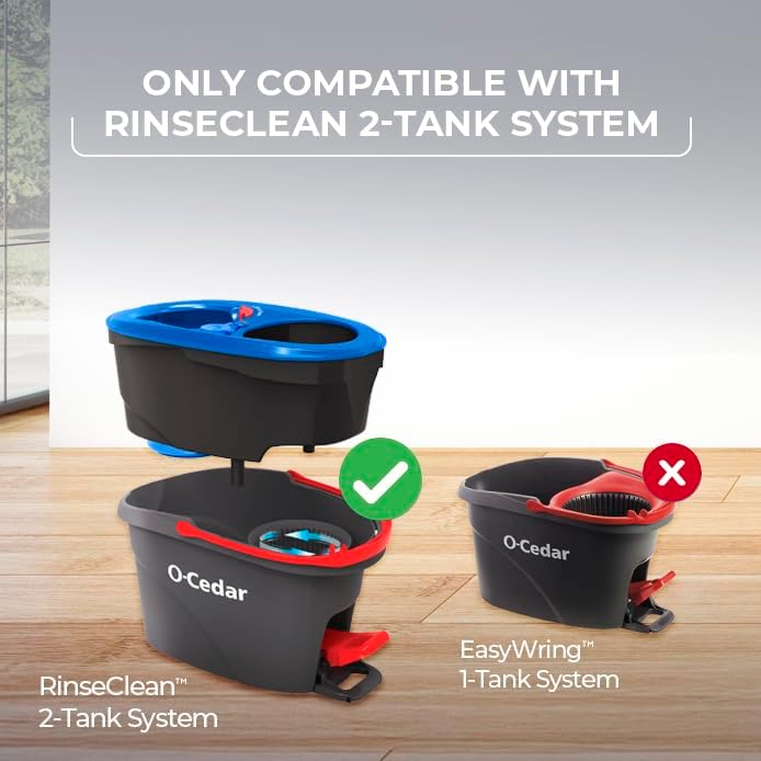O-Cedar RinseClean Deep Clean Spin Mop Head Replacement