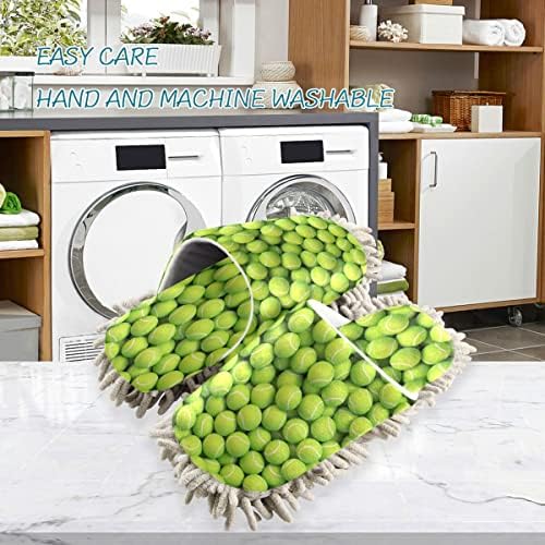 DOMIKING Tennis Ball Mop Slipper
