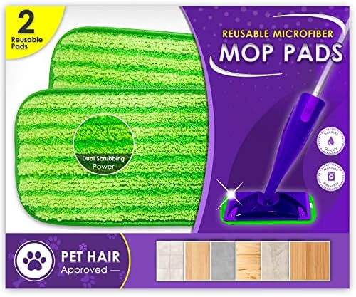 Reusable Swiffer Mop Pads Microfiber 2-Pack