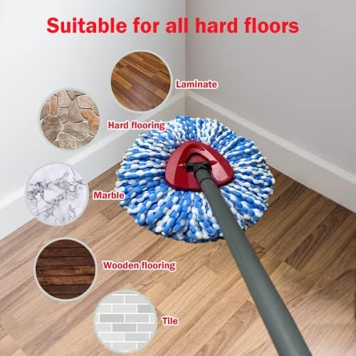 4-Pack Mop Mop Heads for O Cedar 2-Tank System