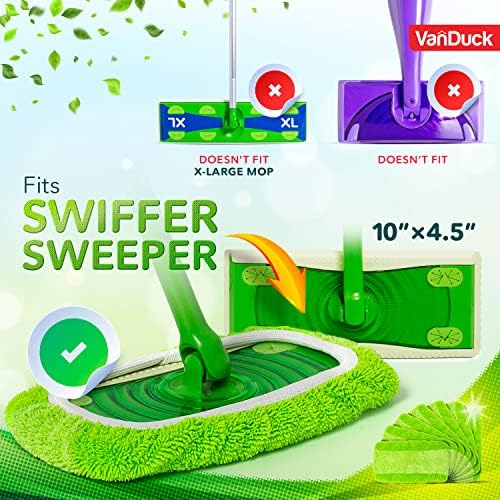 Reusable Mop Pads for Swiffer Sweeper 4-Pack