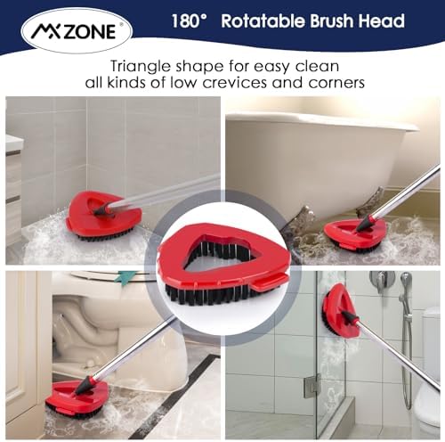 Sturdy Bristle scrub brush replacement for bathroom and kitchen tiles