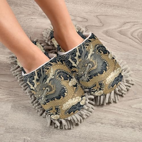 Keep Your Floors Clean with Yellow Dragons Kitchen Slippers
