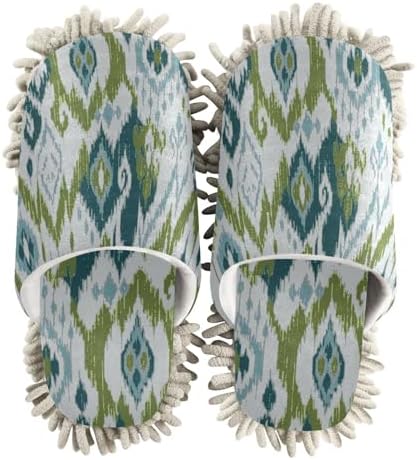 Kigai Microfiber Slippers Aztec Ikat Pattern