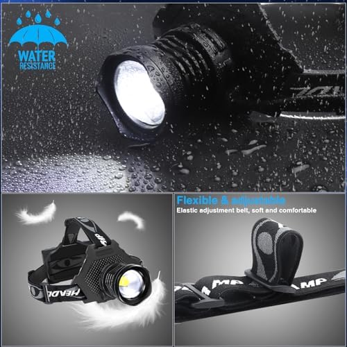100000 Lumen Rechargeable Headlamp