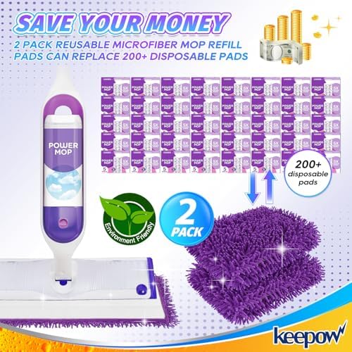 Reusable PowerMop Pads for Swiffer