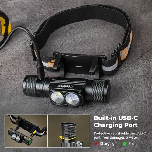 77outdoor LED Rechargeable Red Headlamp