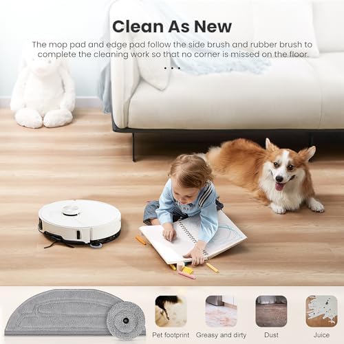 12 Pack Mop Pads for Roborock S8 Max Ultra