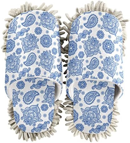 Perfect for Women Family-friendly Boho Mop Slipper Durable Floor Cleaner