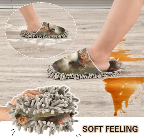 FLildon Microfiber Rabbit Slippers for Men Women