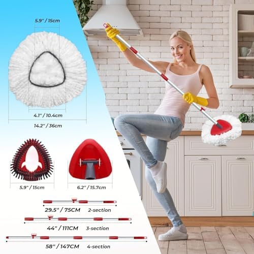 Compact 2-Pack for EasyWring M mop System by Fatmass
