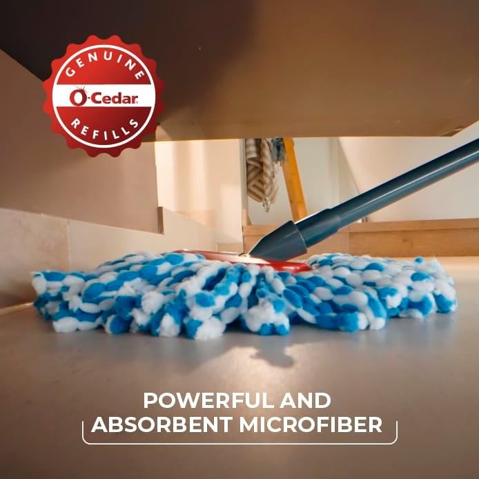 O-Cedar EasyWring RinseClean Refill 4-Pack Blue
