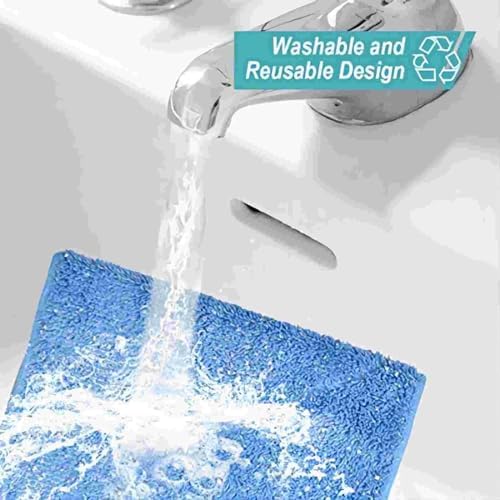 KEEPOW Microfiber Mop Refill Double Sides for Wet Dry Washable Professional Use