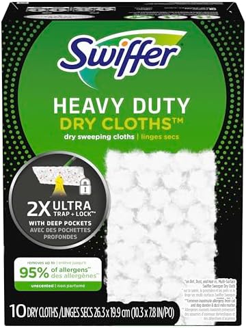 Swiffer Dry Sweeping Cloths - Heavy Duty 10-Pack