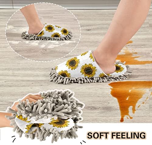 Sunflowers Mop Slipper Set