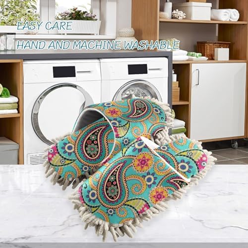 Kigai Microfiber Slippers with Interesting Pattern for Cleaning Size M
