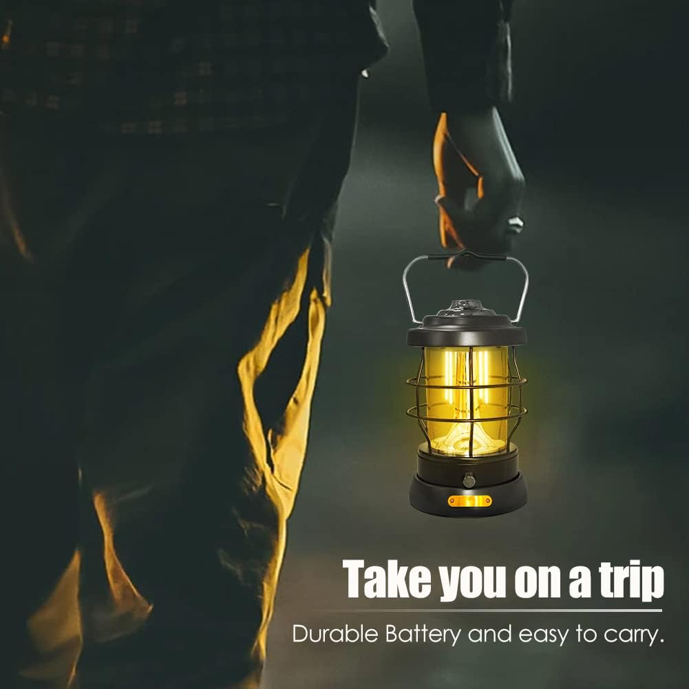 UniqueFire Rechargeable Emergency Camp Lantern 1500LM Dimmable LED Lantern Waterproof High Brightness
