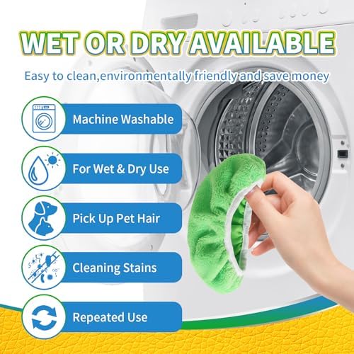 Reusable 100 Chenille Mop Pads for Swiffer Sweeper Washable 5-Pack