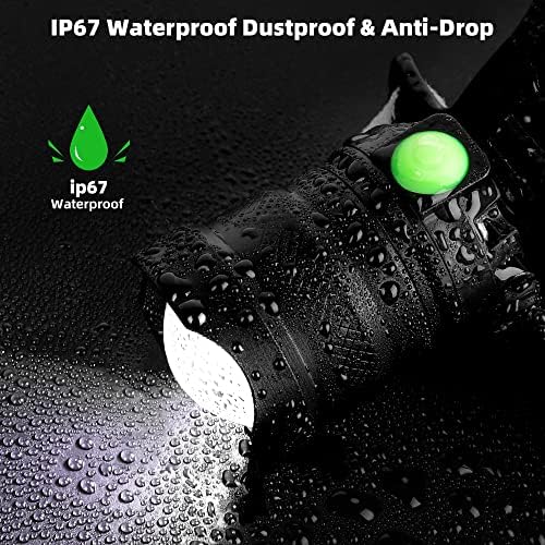 IP67 Waterproof 100000 LM Headlamp 7 Modes 50hr Battery 90 Adjustable Super Bright