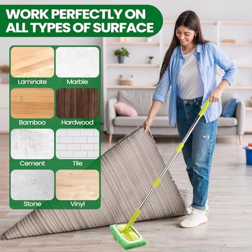 18-Piece Essential Swiffer Mop Pads Set for Wet Dry Use