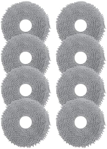 8-Pack Mop Cloth for Roborock Robots Durable Washable Mopping Pads