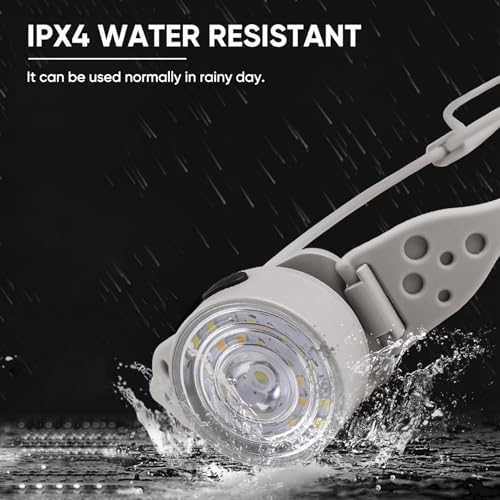 WINDFIRE Mini Headlamp - Rechargeable LED with 5 Modes Adjustable Headband