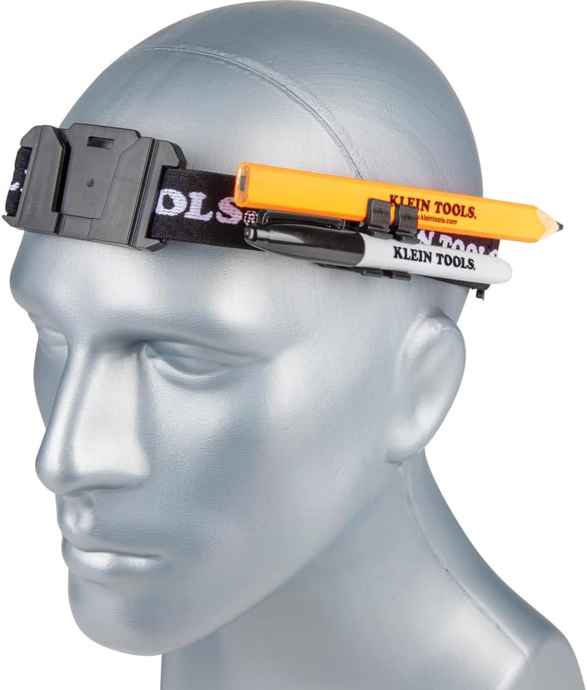 Klein Tools 80174 3-Piece Rechargeable LED Headlamps with Bracket and Fabric Strap