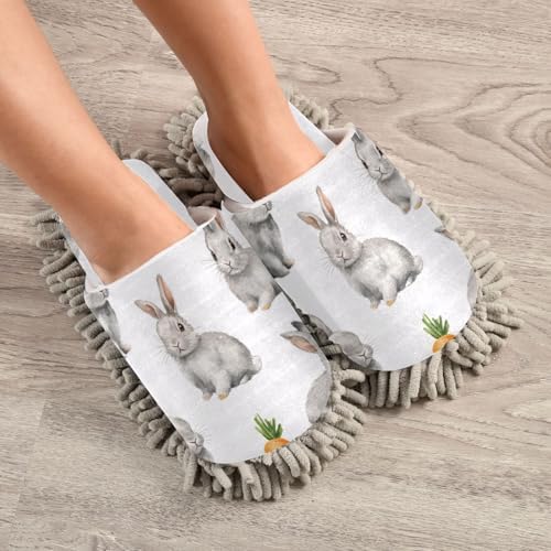 Best foryncleaning Washable Mop Slippers Soft Chilly Floor Cleaners