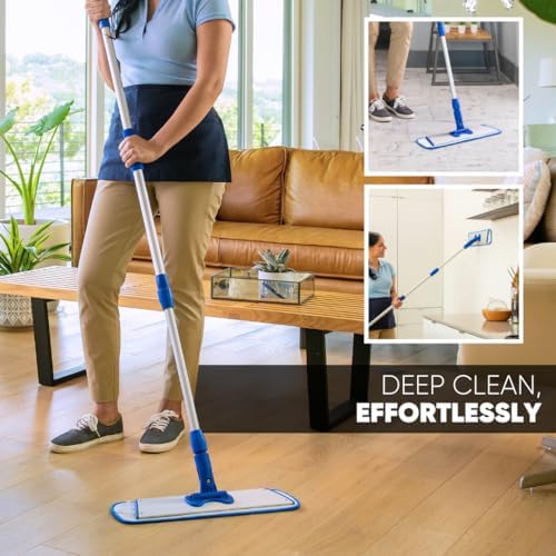 Machine Washable 18-inch Microfiber Mop Pads for Eco-Friendly Cleaning