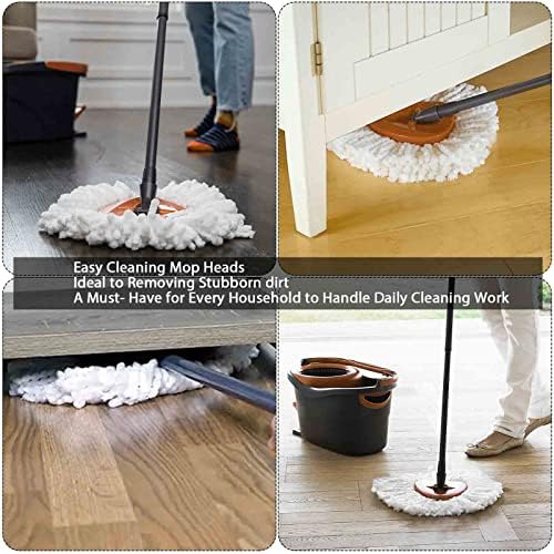 V-Chen 12 Pack Spin Mop Replacement Heads