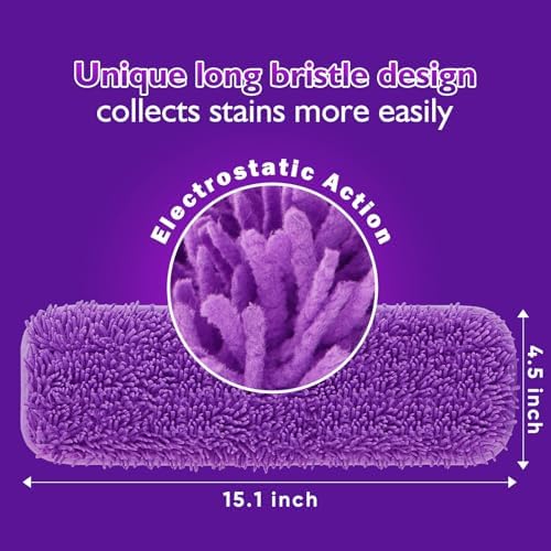 Reusable Mop Pads for Swiffer PowerMop 8-Pack