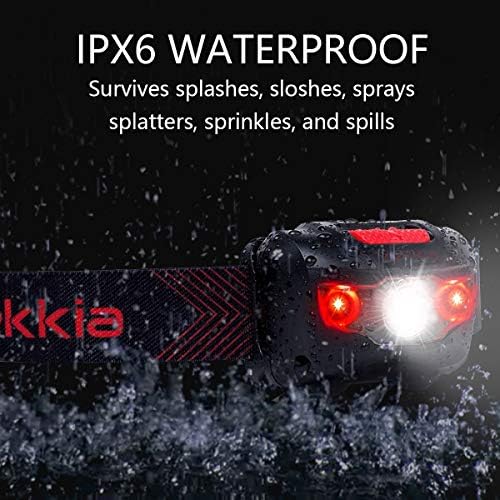 Vekkia Ultra Bright LED Headlamp Bright Charged Rechargeable Waterproof
