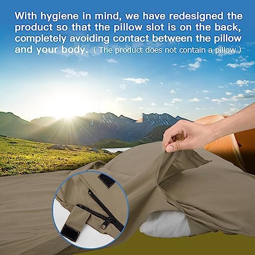 Relaxed Comfortable Ultra-Light Travel Sleeping Bag Liner