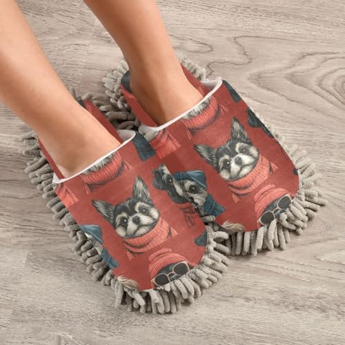 FLildon Microfiber Soft Slipper Mop for MenWomen House Floor Cleaner