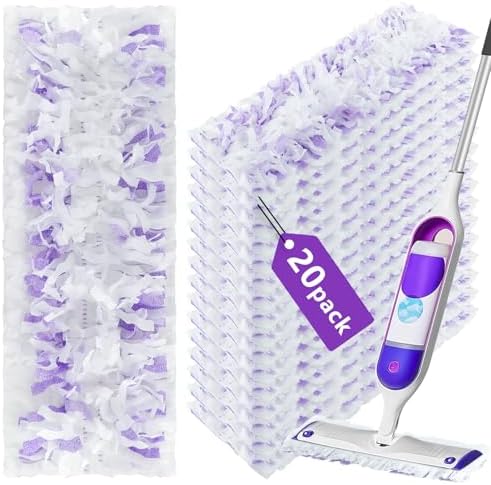 20 Count Disposable PowerMop Pads for Multi-Surface Wood Floors